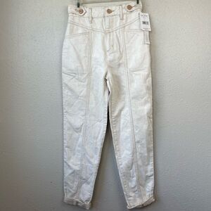 NWT Free People Ecru Pants Size 24